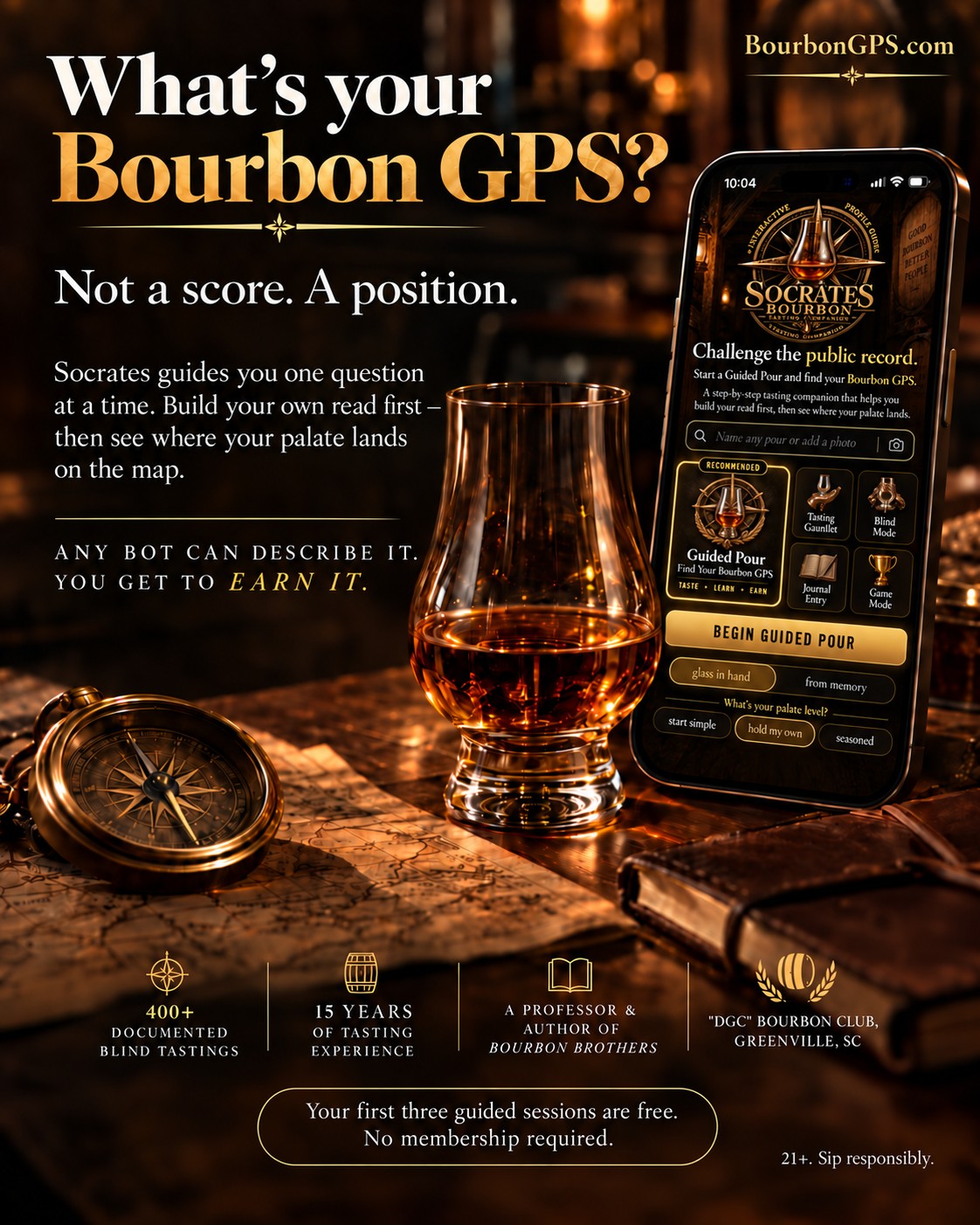 What's your Bourbon GPS? still ad