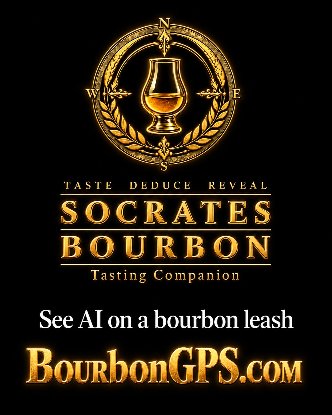 AI on a bourbon leash still ad