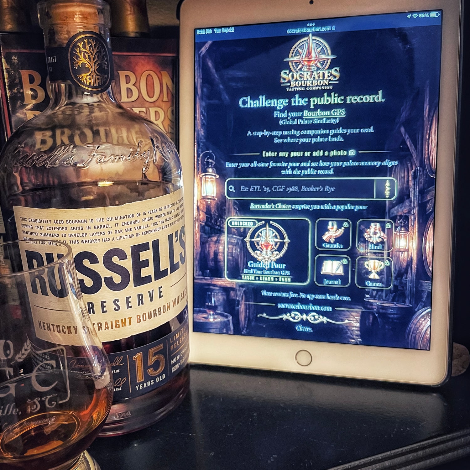 Russell's 15 and the iPad photo ad